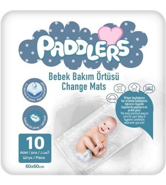 Paddlers Pure 3 Numara Bantlı Bebek Bezi 4'lü