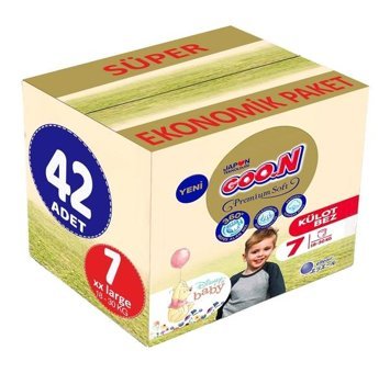 Goon Premium Soft 7 Numara Külot Bebek Bezi 42'li