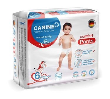 Carine Active 6 Numara Külot Bebek Bezi 24'lü