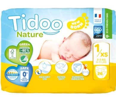 Tidoo 1 Numara Bantlı Bebek Bezi 26'lı
