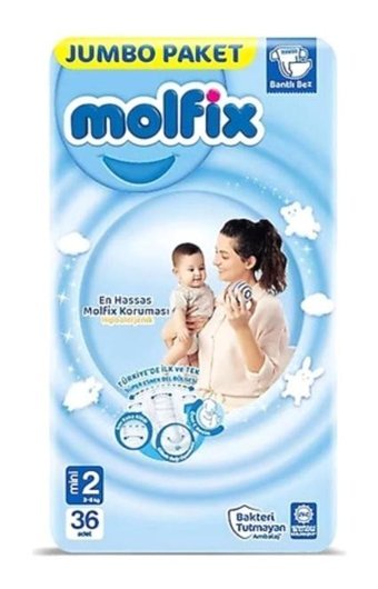 Molfix 2 Numara Bebek Bezi 36'lı