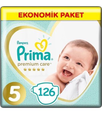 Prima Premium Care 5 Numara Bantlı Bebek Bezi 3x42'li