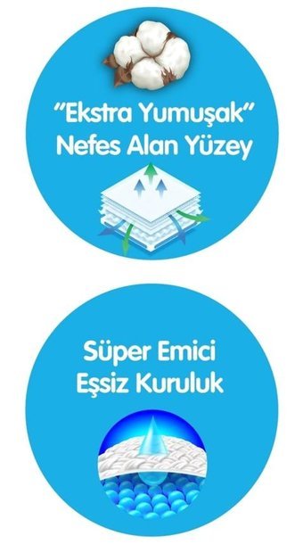 Paddlers Pure 3 Numara Bantlı Bebek Bezi 160'lı