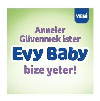 Evy Baby 1 Numara Bantlı Bebek Bezi 80'li