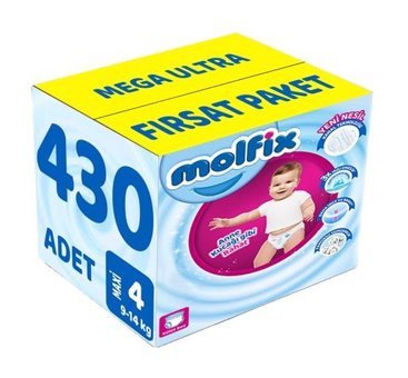 Molfix 4 Numara Külot Bebek Bezi 5x86'lı