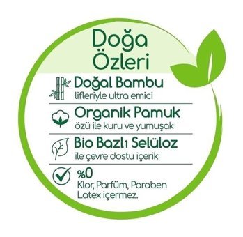 Bebem Natural 3 - 4 Numara Bantlı Bebek Bezi 34'lü