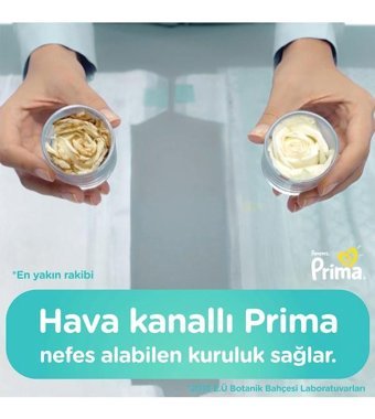 Prima 4 Numara Bantlı Bebek Bezi 324'lü
