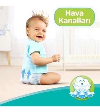 Prima 4 Numara Bantlı Bebek Bezi 324'lü
