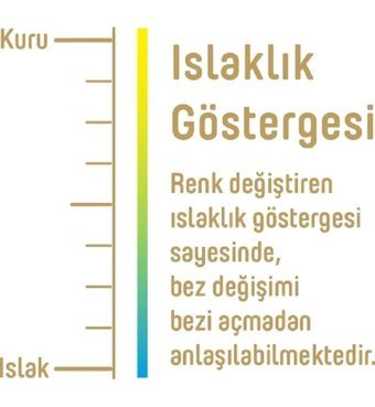 Pure Baby Organic 1 Numara Organik Bantlı Bebek Bezi 64'lü