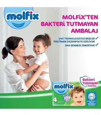 Molfix 5 Numara Bantlı Bebek Bezi 120'li