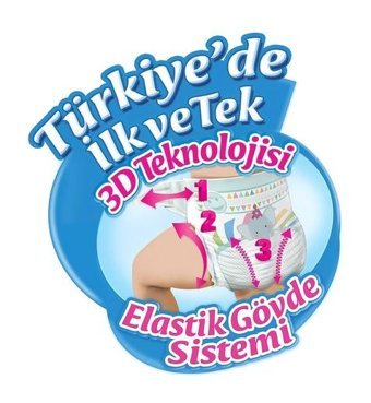 Molfix 5 Numara Bantlı Bebek Bezi 120'li