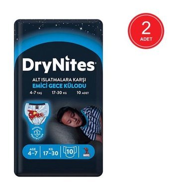 Drynites 4+ Numara Külot Bebek Bezi 2x10'lu