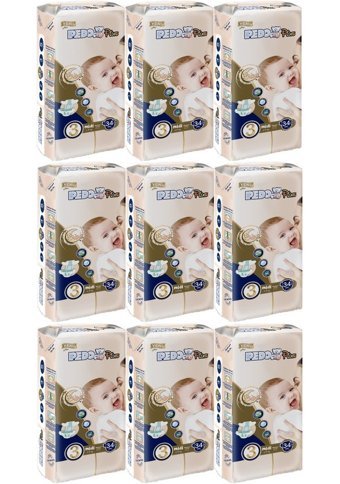 Pedo 3 Numara Bantlı Bebek Bezi 6x306'lı