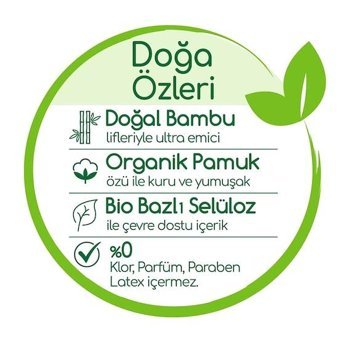 Bebem Natural 1 Numara Bantlı Bebek Bezi 40'lı