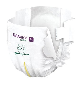Bambo Nature 6 Numara Bantlı Bebek Bezi 40'lı