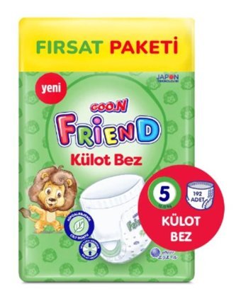 Goon 5 Numara Külot Bebek Bezi 192'li