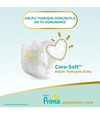 Prima Premium Care 4 Numara Bantlı Bebek Bezi 296'lı