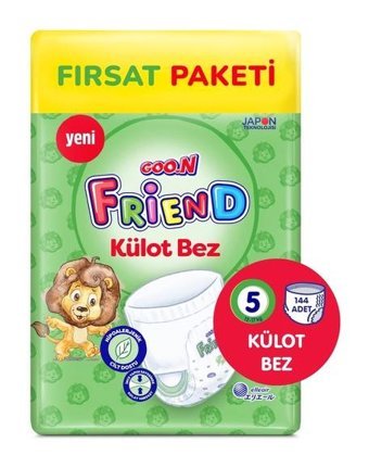 Goon 5 Numara Külot Bebek Bezi 144'lü
