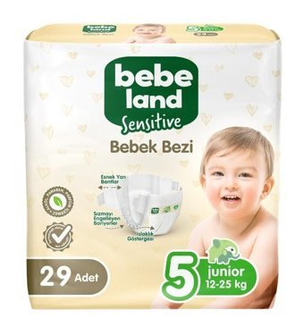 Bebeland 5 Numara Bantlı Bebek Bezi 29'lu