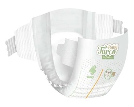Baby Turco 4 Numara Bantlı Bebek Bezi 4x48'li