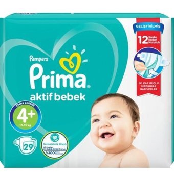 Prima 2 Numara Bantlı Bebek Bezi 27'li