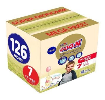 Goon Premium Soft 7 Numara Külot Bebek Bezi 126'lı