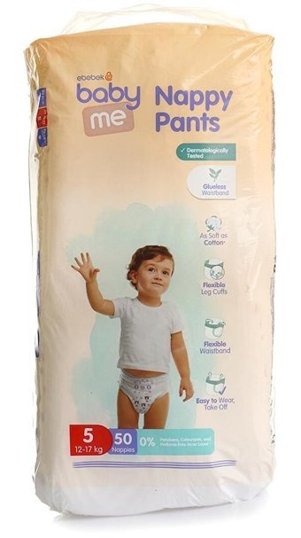 Baby Me 5 Numara Külot Bebek Bezi 50'li