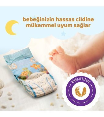 Elbebek Elite 1 Numara Bantlı Bebek Bezi 78'li