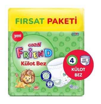 Goon 4 Numara Külot Bebek Bezi 240'lı