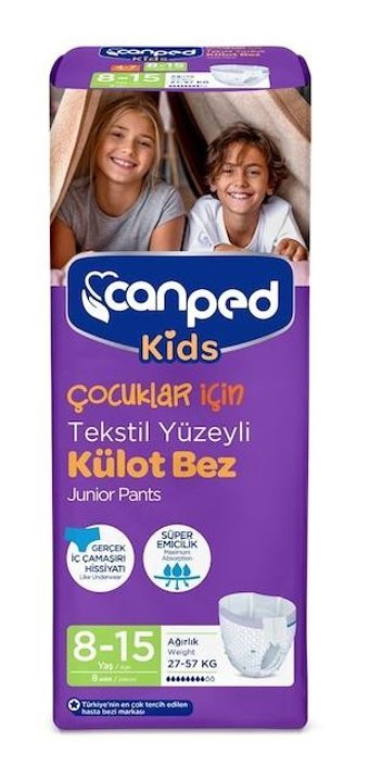 Canped Kids 4+ Numara Külot Bebek Bezi 6x8'li