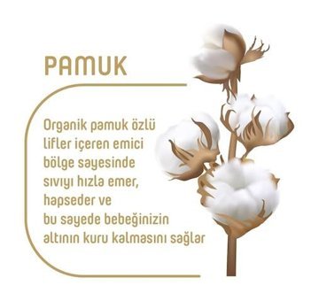 Pure Baby Organik 3 Numara Organik Bantlı Bebek Bezi 5x56'lı