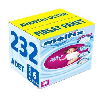 Molfix 6 Numara Külot Bebek Bezi 4x58'li