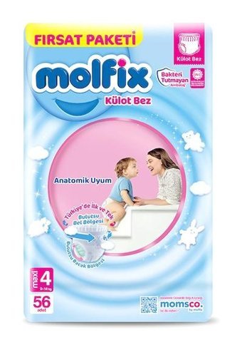 Molfix 4 Numara Külot Bebek Bezi 56'lı