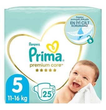 Prima Premium Care 5 Numara Bantlı Bebek Bezi 25'li