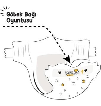 Paddlers Protection 1 Numara Bantlı Bebek Bezi 128'li