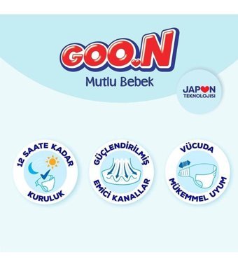 Goon Mutlu Bebek 3 Numara Külot Bebek Bezi 200'lü