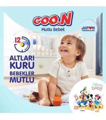 Goon Mutlu Bebek 3 Numara Külot Bebek Bezi 200'lü
