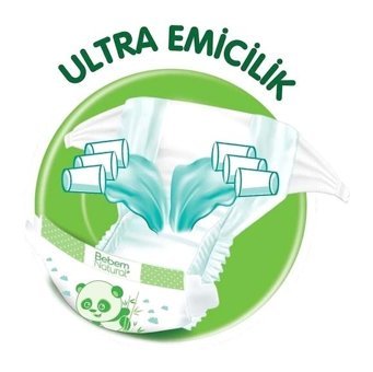 Bebem Natural 4 Numara Bantlı Bebek Bezi 4x104'lü