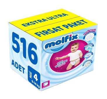 Molfix 4 Numara Külot Bebek Bezi 6x86'lı