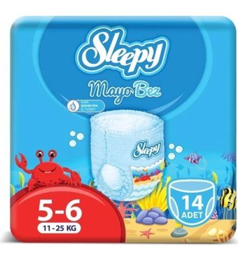 Sleepy 5 - 6 Numara Külot Bebek Bezi 14'lü