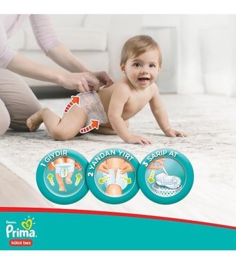 Prima 4 Numara Külot Bebek Bezi 4x46'lı