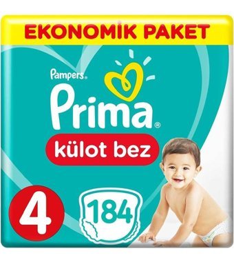 Prima 4 Numara Külot Bebek Bezi 4x46'lı