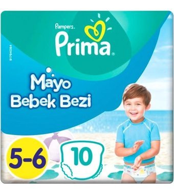 Prima Pampers 5 - 6 Numara Mayo Bebek Bezi 10'lu