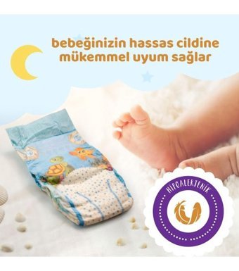 Elbebek Elite 3 Numara Bantlı Bebek Bezi 108'li