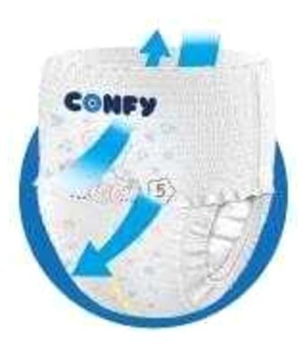 Confy Premium 5 Numara Külot Bebek Bezi 24'lü