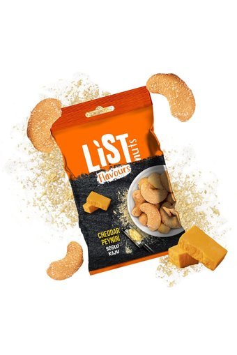 List Flavours Soslu Tuzlu Kavrulmuş Kaju 30 gr