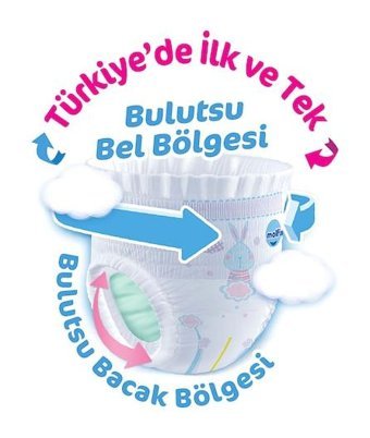 Molfix 5 Numara Külot Bebek Bezi 132'li