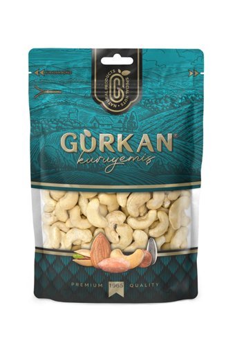 Gürkan Kuruyemiş Glutensiz Tuzsuz Çiğ Kaju 200 gr
