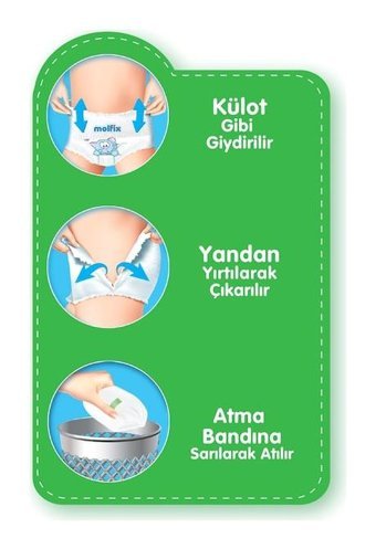 Molfix 5 Numara Külot Bebek Bezi 60'lı