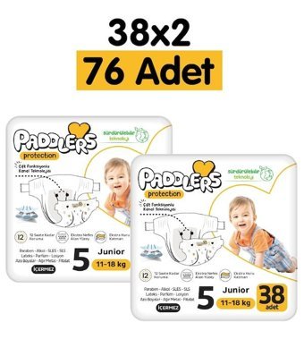 Paddlers Protection 5 Numara Bantlı Bebek Bezi 76'lı